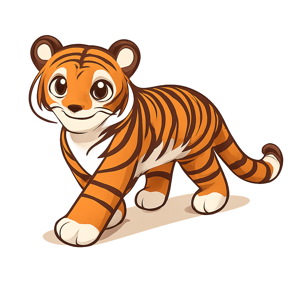 Bengal Tiger — India national animal · ToonTone Guess